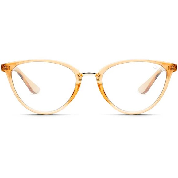 QUAY AUSTRALIA “Rumours” Cat Eye Blue Light Glasses (Champagne) – NWT 🥂✨ - Picture 2 of 11